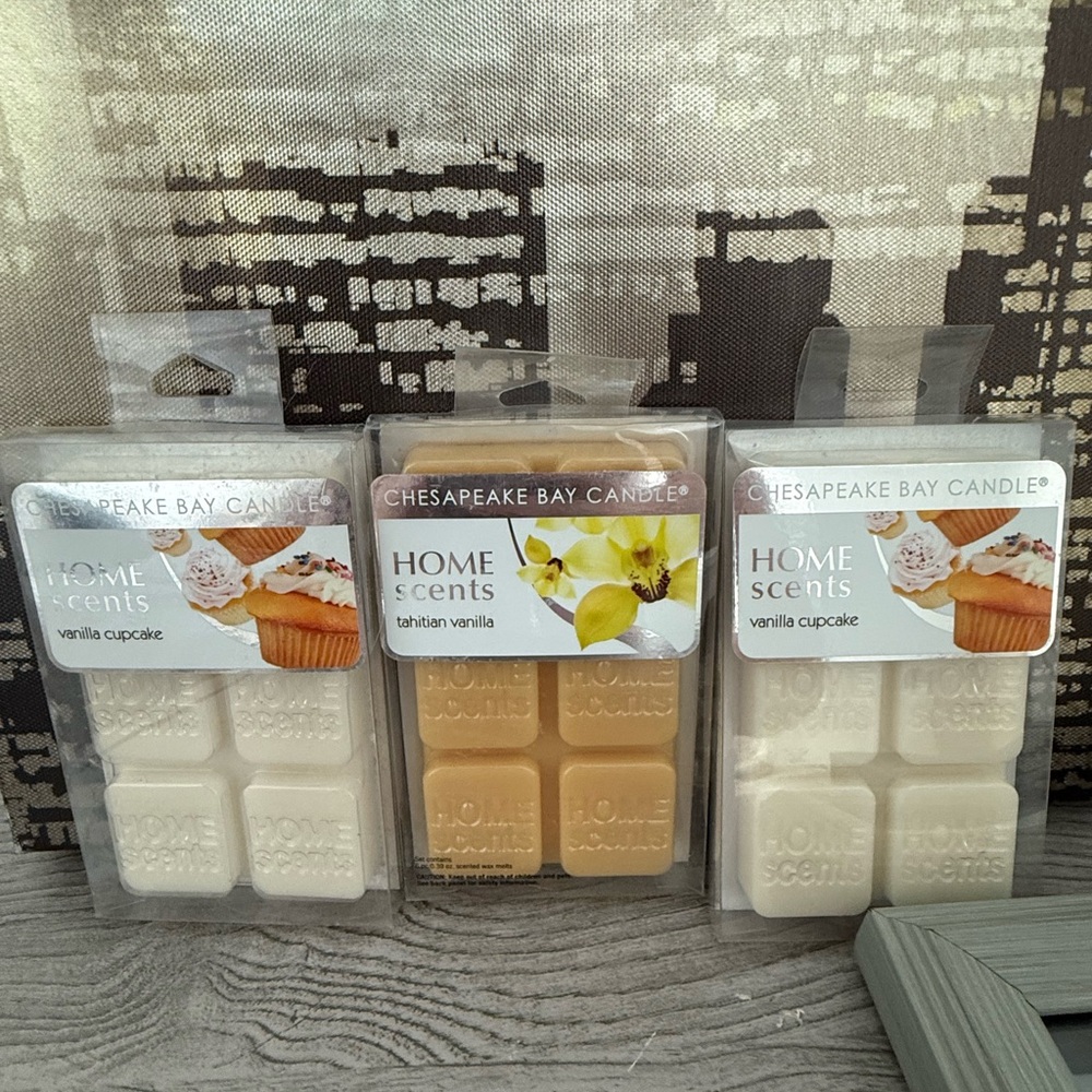 Chesapeake Bay Candle Wax Melts - Vanilla and Cupcake Scents